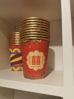 精包裝成品紙杯，喜結(jié)良緣